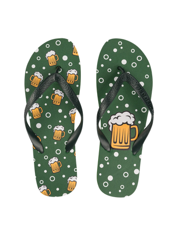 Tongs rigolotes Bière et bulles