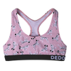 Bralette rigolote pour femmes Dalmatiens roses