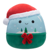 Peluche Squishmallows de 20 cm Ezekiel la boule à neige de Noël