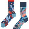 Chaussettes rigolotes en fibres de bambou Corail