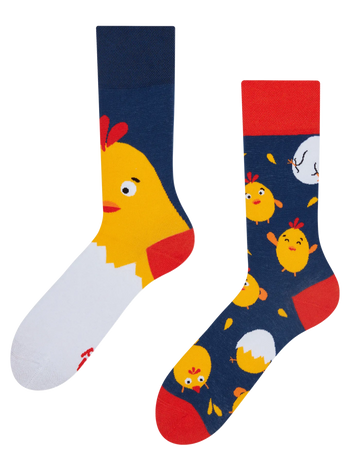 Chaussettes rigolotes Poussin