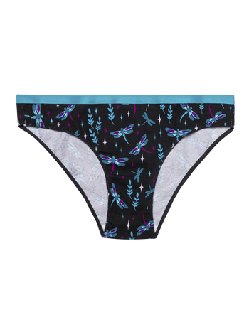 Culotte rigolote pour femmes Libellules durant la nuit