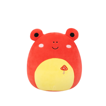 Peluche Squishmallows de 20 cm Obu la grenouille tropicale rouge