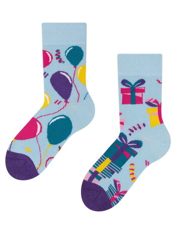 Chaussettes rigolotes pour enfants Fête