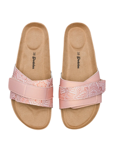 Sandales en liège pour femmes Mandala beige