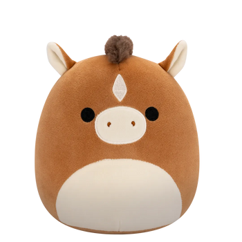 Peluche Squishmallows de 20 cm Philippe le cheval brun