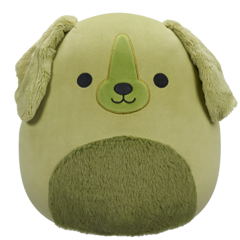 Peluche Squishmallows de 30 cm Brad le retriever vert