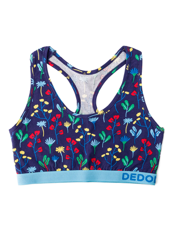 Bralette rigolote pour femmes Fleurs à l’aquarelle