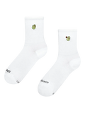Chaussettes mi-mollet côtelées Playful Avocados