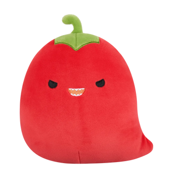 Peluche Squishmallows de 20 cm Christo le piment rouge aux yeux malicieux