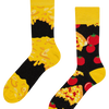Chaussettes rigolotes Pizza au fromage