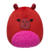 Peluche Squishmallows de 20 cm Marcia le capybara marron au ventre duveteux