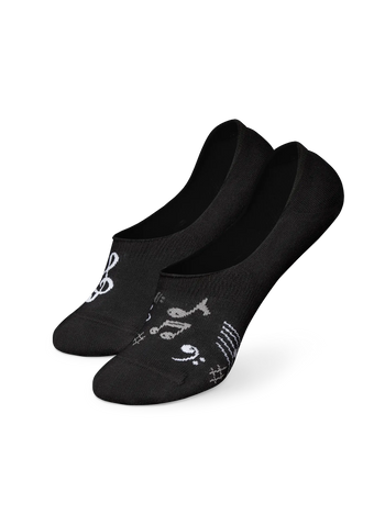 Chaussettes invisibles rigolotes Musique