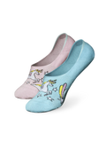 Chaussettes invisibles rigolotes Licorne arc-en-ciel