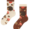 Chaussettes rigolotes pour enfants Hérisson forestier