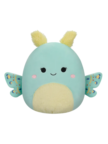 Peluche Squishmallows de 30 cm Connie le papillon émeraude