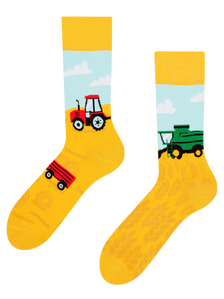 Chaussettes rigolotes Tracteur