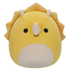 Peluche Squishmallows de 20 cm Lancaster le tricératops jaune