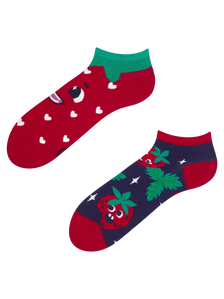 Socquettes rigolotes Fraises joyeuses