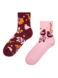 Chaussettes mi-mollet rigolotes Oiseaux et baies