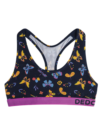 Bralette rigolote pour femmes Papillons