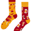 Chaussettes rigolotes Bière et barbecue