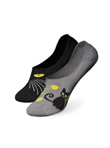 Chaussettes invisibles rigolotes Yeux de chat