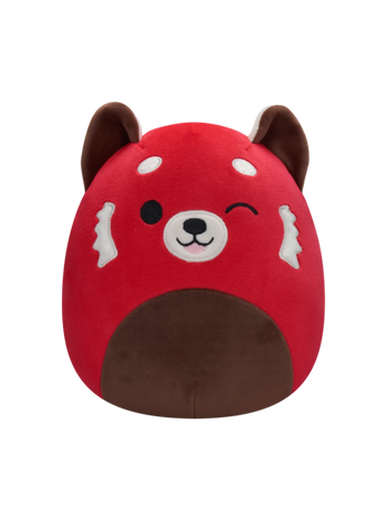 Peluche Squishmallows de 20 cm Cici, le panda roux qui cligne de l’œil