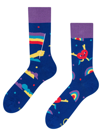 Chaussettes rigolotes Cœur de fierté