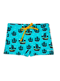 Short de bain élastique et rigolo pour enfants Bateau pirate
