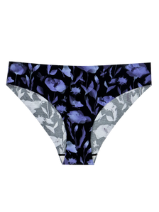 Culotte rigolote sans coutures pour femmes Coquelicot de minuit