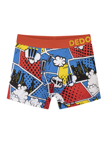 Boxer rigolo pour garçons Bandes dessinées colorées