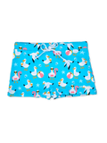 Short de bain élastique et rigolo pour enfants Mouette en vacances