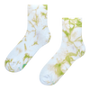Chaussettes mi-mollet tie-dye citron vert