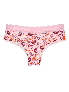 Culotte en dentelle pour femmes Oiseaux et baies