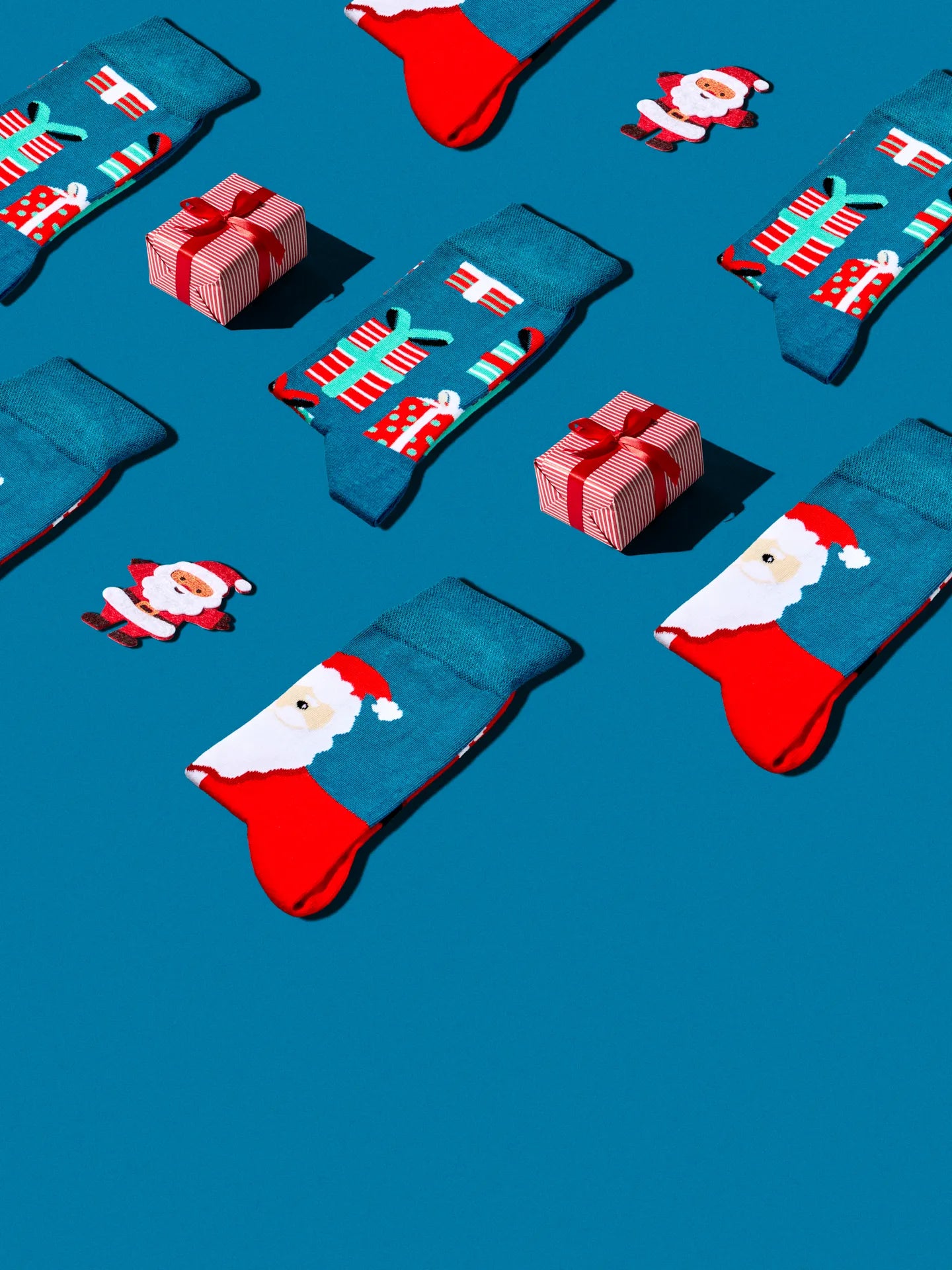 Lot 2 paires de chaussettes Homme Jack and jones JACRICH XMAS SOCK GIFTBOX Multicolore Sport 2000 - Ref 12239301-001 Lot 2 paires de chaussettes Homme Jack and jones JACRICH XMAS SOCK GIFTBOX Multicolore Sport 2000 - Ref 12239301-001