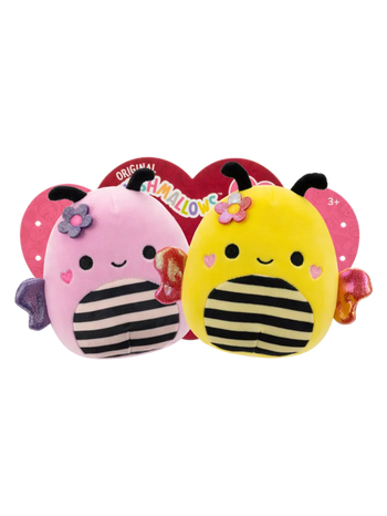 Peluche Squishmallows de 20 cm Sunny & Léonie les bourdons