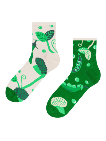 Chaussettes mi-mollet rigolotes Pois