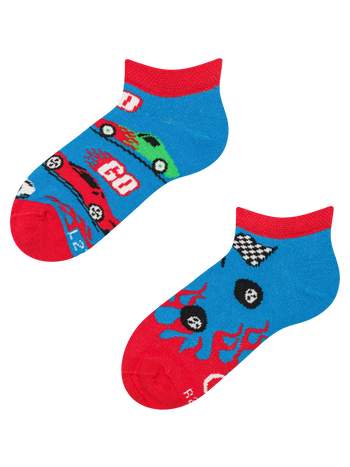 Socquettes rigolotes pour enfants Voitures rapides