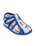 Pantoufles à bout fermé pour enfants Hiver avec un bonhomme de neige