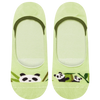 Chaussettes invisibles rigolotes Panda et bambou