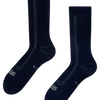 Chaussettes en éponge de laine mérinos bleu foncé