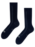 Chaussettes en éponge de laine mérinos bleu foncé