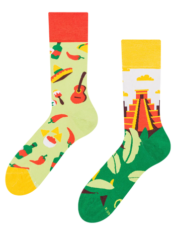 Chaussettes rigolotes Mexique