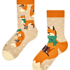 Chaussettes chaudes pour enfants Renard avec écharpe