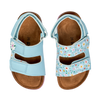Sandales en liège pour enfants Petits coeurs et marguerites