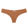 Culotte brésilienne brun noisette pour femmes