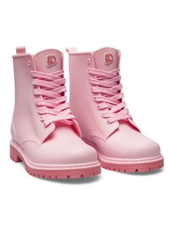 Bottes de pluie rose pastel pour femmes