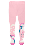 Collants antidérapants pour enfants Licorne avec une écharpe