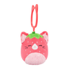 Porte-clés Squishmallows de 9 cm Olma le chat aux fraises